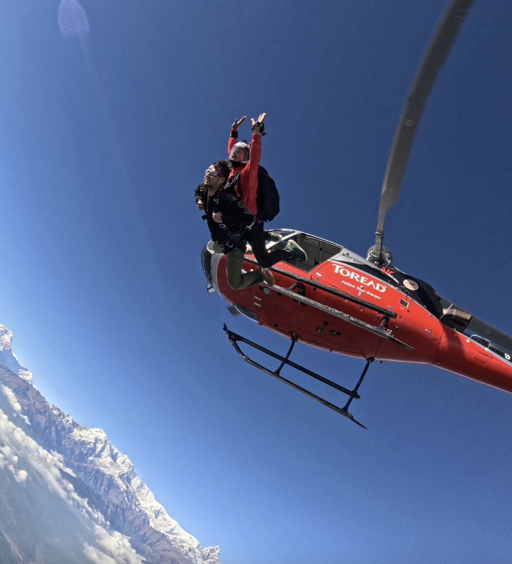 skydive pokhara nepal