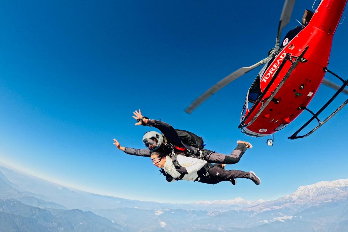 skydive pokhara nepal